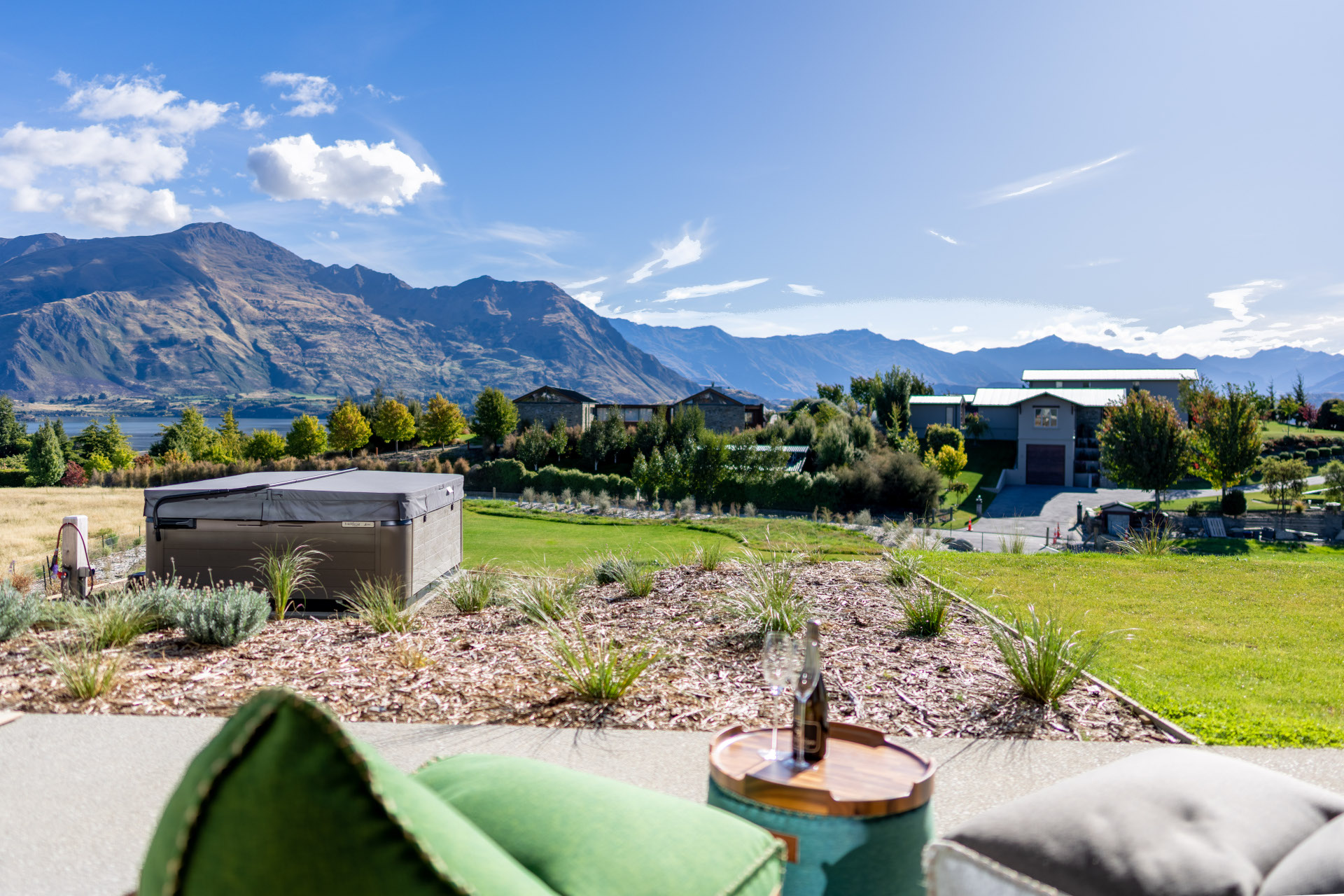 View of Ridgecrest - Contemporary Wanaka Villa with Scandinavian Touch